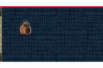 French Terry Panel "Chestnut Friends", Easy Rider, blau, petrol, Thorsten Berger, Swafing